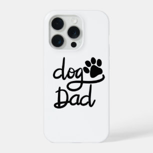 Funny Dog Paw Print Dog Dad iPhone 15 Pro Case