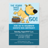 Funny Dog Peeing on Cake Birthday Party