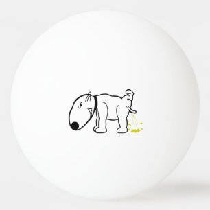 Funny Dog Peeing Ping or Beer Pong Ball