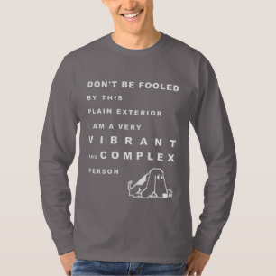 Funny Dog Personality Typography Quote T-Shirt