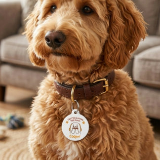 Funny Dog Pet Tag They’re Eating The Dogs Cute Dog