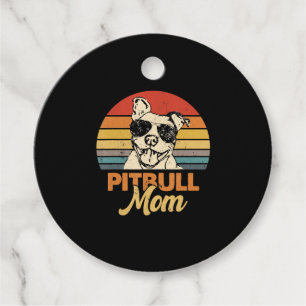 Funny Dog Pitbull Mum Shirt Pittie Mum Mother s Da Favour Tags