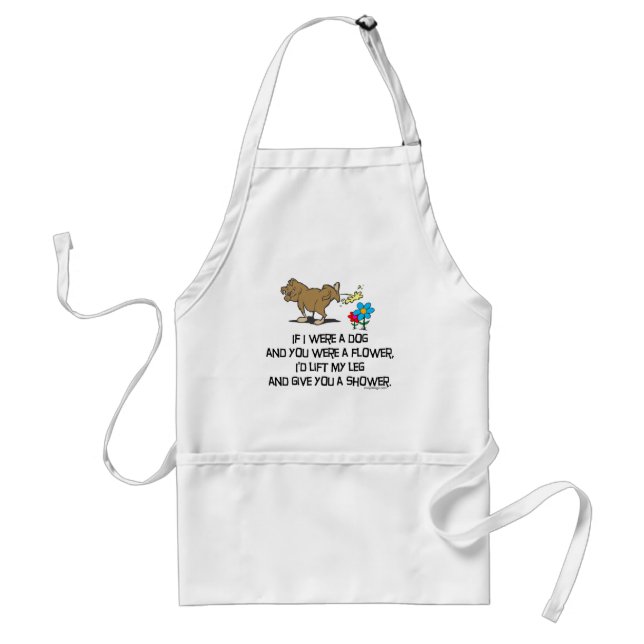 Funny Dog Poem Standard Apron (Front)