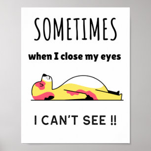 Funny dog poster