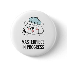 Funny Dog Quote Poodle Masterpiece Design Art
