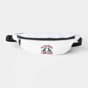 Funny Dog Quote Vintage Engraving T-Shirt Design_1 Bum Bags