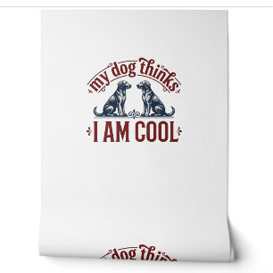 Funny Dog Quote Vintage Engraving T-Shirt Design_1 Wallpaper
