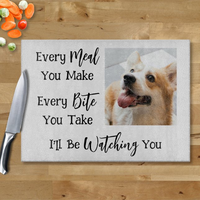 Funny Dog Saying Photo Cutting Board (Creator Uploaded)