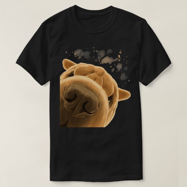 Funny Dog Shar Pei Pullover  (Design Front)
