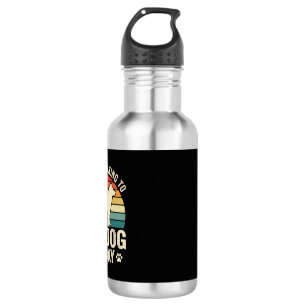 Funny Dog Talking Retro Sunset 532 Ml Water Bottle