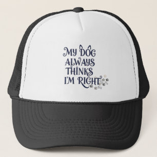 Funny Dog Text Hat
