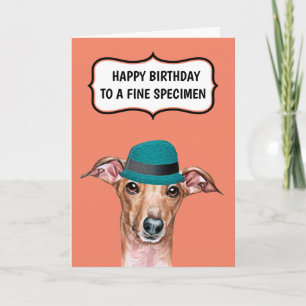 Funny dog to father mother fine wine humor card