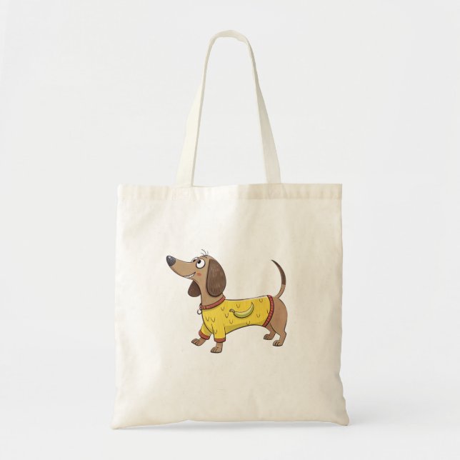 Funny dog  tote bag (Front)