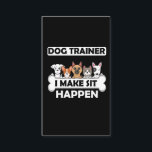 Funny Dog Trainer Humour Puppy Education Business Card<br><div class="desc">Funny Dog Trainer Humour Puppy Education. Witty Dog Training Quote for Pet Lover.</div>