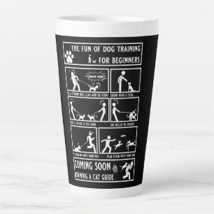 Funny Dog Training Instruction Manual Latte Mug