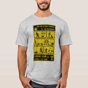 Funny Dog Training Instruction Manual T-Shirt
