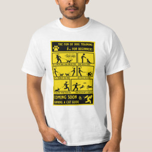 Funny Dog Training Instruction Manual T-Shirt
