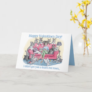 Funny Dog Valentine's Day Greeting Card