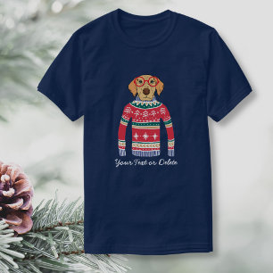 Funny Dog Wearing Glasses, Ugly Christmas Sweater