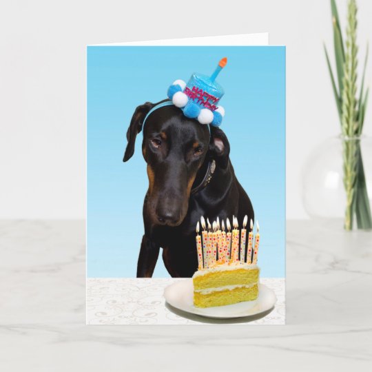 doberman birthday cake