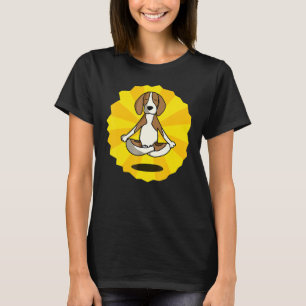 Funny Dog Yoga Pose Namaste Fitness T-Shirt