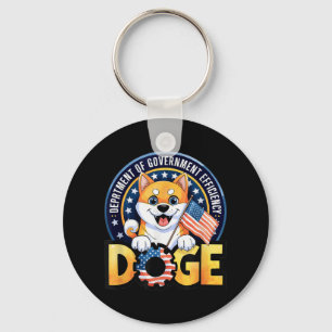 Funny Doge Crypto Meme Department Of Government Ef Key Ring