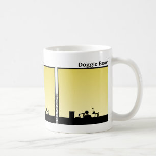 Funny Doggie Bowl Stickman Mug - 102