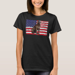 Funny Doggie Usa Dog Owner Usa Chesapeake Bay Ret T-Shirt