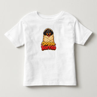 Funny Doggo Burrito Cute Dachshund Toddler T-Shirt