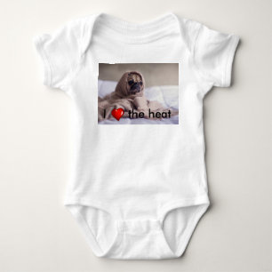 Funny doggy baby bodysuit