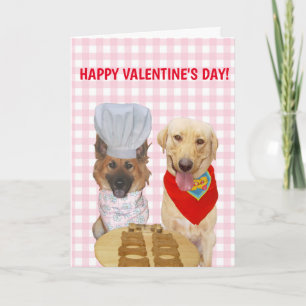 Funny Dogs Valentine for Sweetie Card