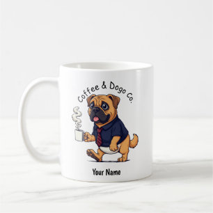 Funny Dogue de Bordeaux Business Suit Coffee  Mug