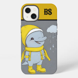 Funny Dolphin in Rain Boots – Beach Humour iPhone 13 Case