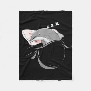 Funny Dolphin Merch For Women, Men &amp; Kids Dolp Fleece Blanket