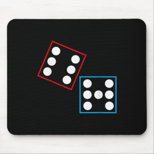 Funny Domino Six Seven Meme 67 Dominos Math Lover Mouse Pad