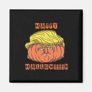 Funny Donald Pumpkin Halloween Magnet