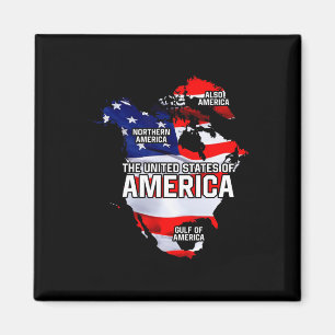Funny Donald Trump American Flag Canada Greenland Magnet