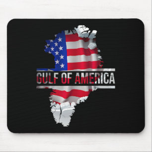 Funny Donald Trump American Flag Canada Greenland Mouse Pad