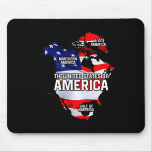 Funny Donald Trump American Flag Canada Greenland Mouse Pad