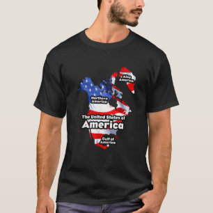 Funny Donald Trump American Flag Canada Greenland T-Shirt
