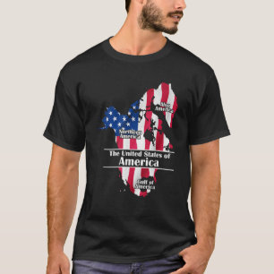 Funny Donald Trump American Flag Canada Greenland T-Shirt