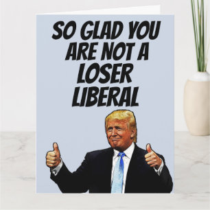 FUNNY DONALD TRUMP BIRTHDAY GREETING CARD