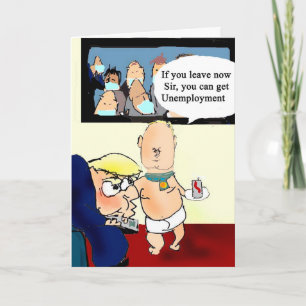 Funny Donald Trump Cartoon Presidential Election Card