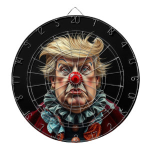 Funny Donald Trump Clown Dart Board