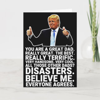 Funny Donald Trump Father's Day Card