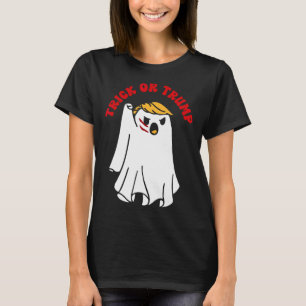 Funny Donald Trump Ghost Fight Fist Trick Or Trump T-Shirt