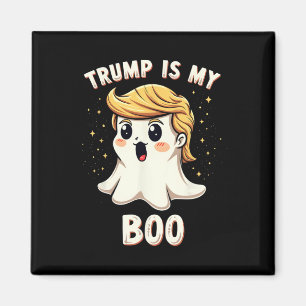 Funny Donald Trump Ghost Halloween Party Spooky  Magnet