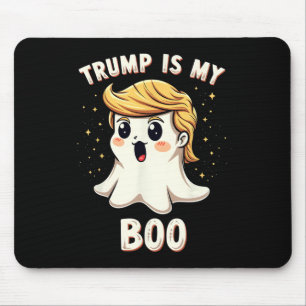 Funny Donald Trump Ghost Halloween Party Spooky Mouse Pad