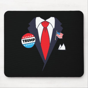 Funny Donald Trump Halloween Costume - Cartoon Tee Mouse Pad