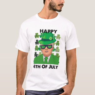 Funny donald trump Happy 4th Of July  T-Shirt
